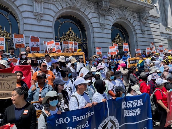 Protesters at City Hall